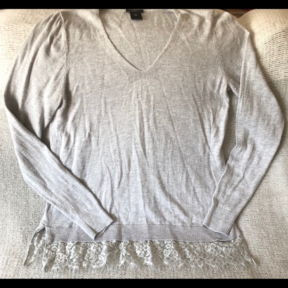 Gray sweater
